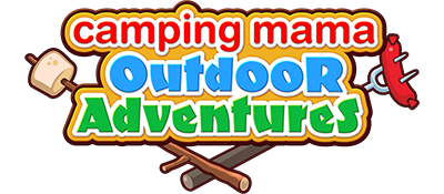 Camping Mama: Outdoor Adventures title screen for Nintendo DS